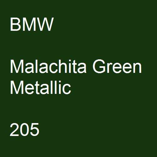 BMW, Malachita Green Metallic, 205.